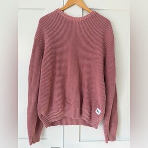 Obey Dusty Rose Crew Neck Sweater